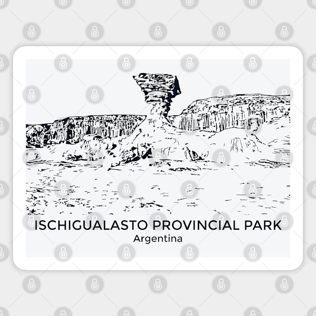 Ischigualasto Provincial Park - Argentina Magnet by Lakeric